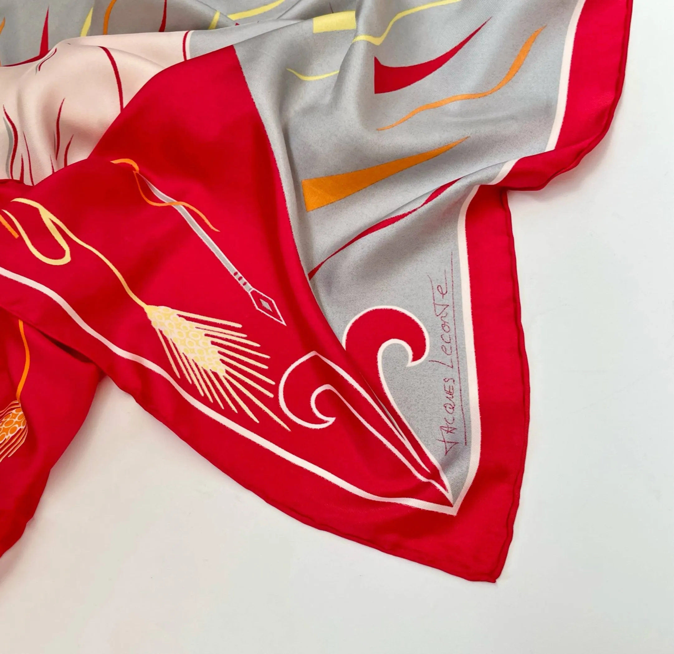 ARIES SILK SCARF - JACQUES LECONTE