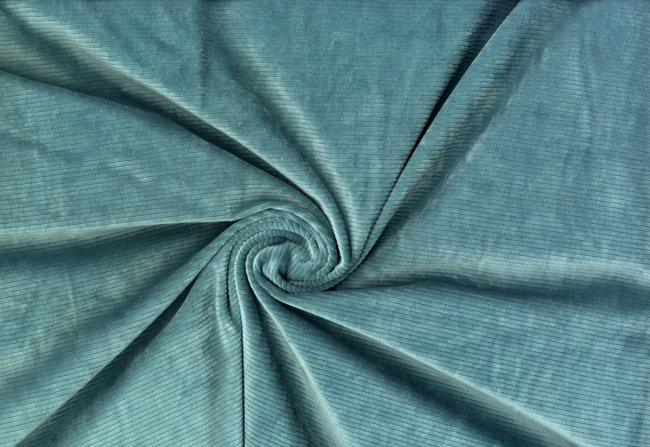 Corduroy Creek Knit Fabric Soft Corduroy Textured By the Yard Stretch Apparel Sewing