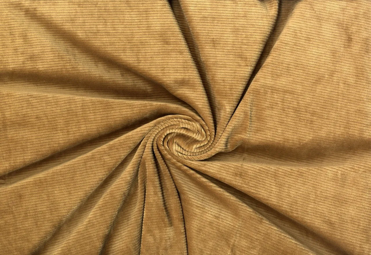 Corduroy Creek Knit Fabric Soft Corduroy Textured By the Yard Stretch Apparel Sewing