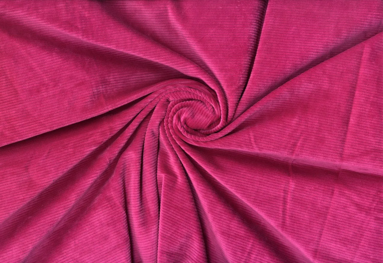 Corduroy Creek Knit Fabric Soft Corduroy Textured By the Yard Stretch Apparel Sewing