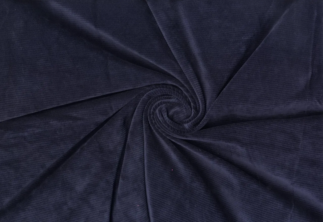 Corduroy Creek Knit Fabric Soft Corduroy Textured By the Yard Stretch Apparel Sewing