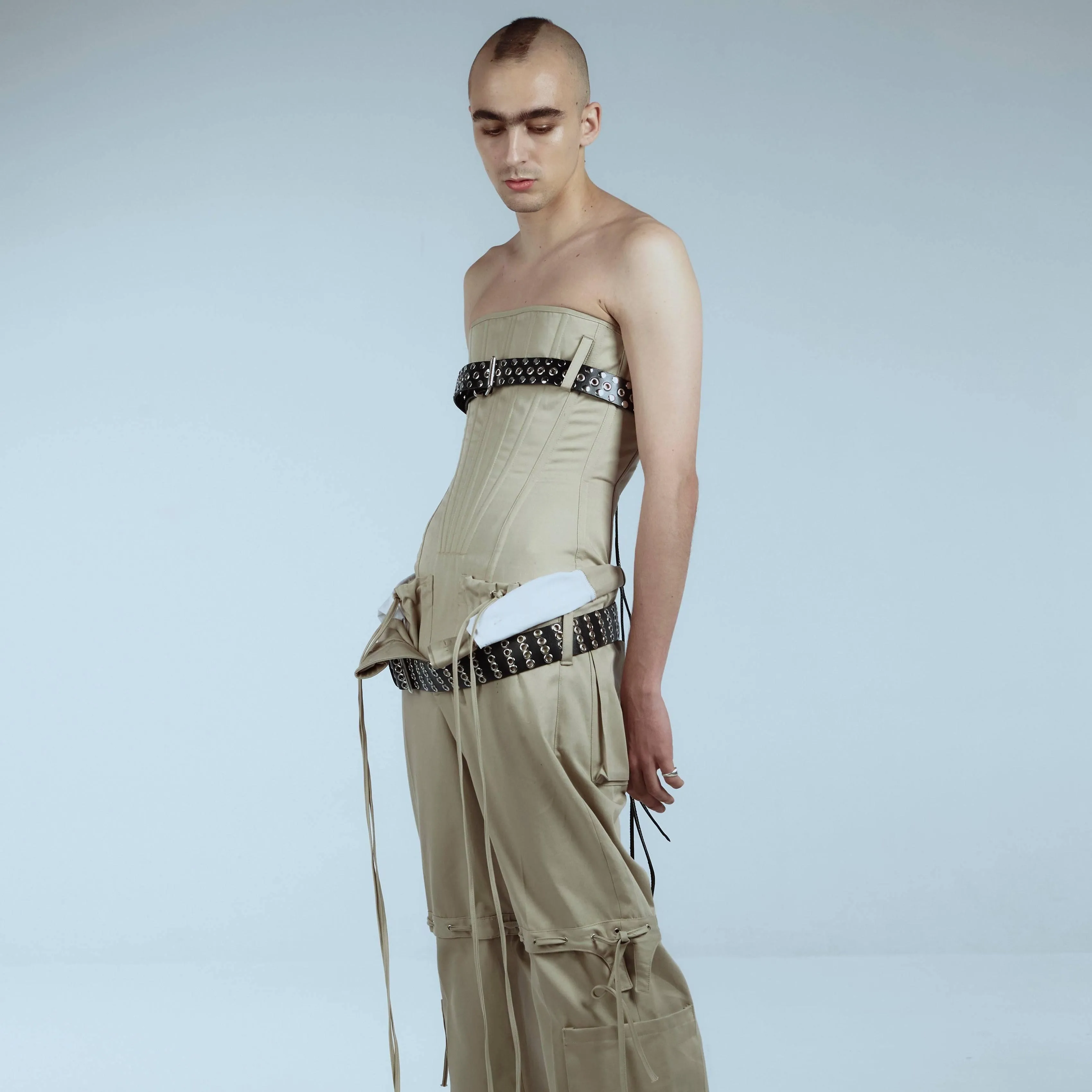 Gabardine Corset MiniDress