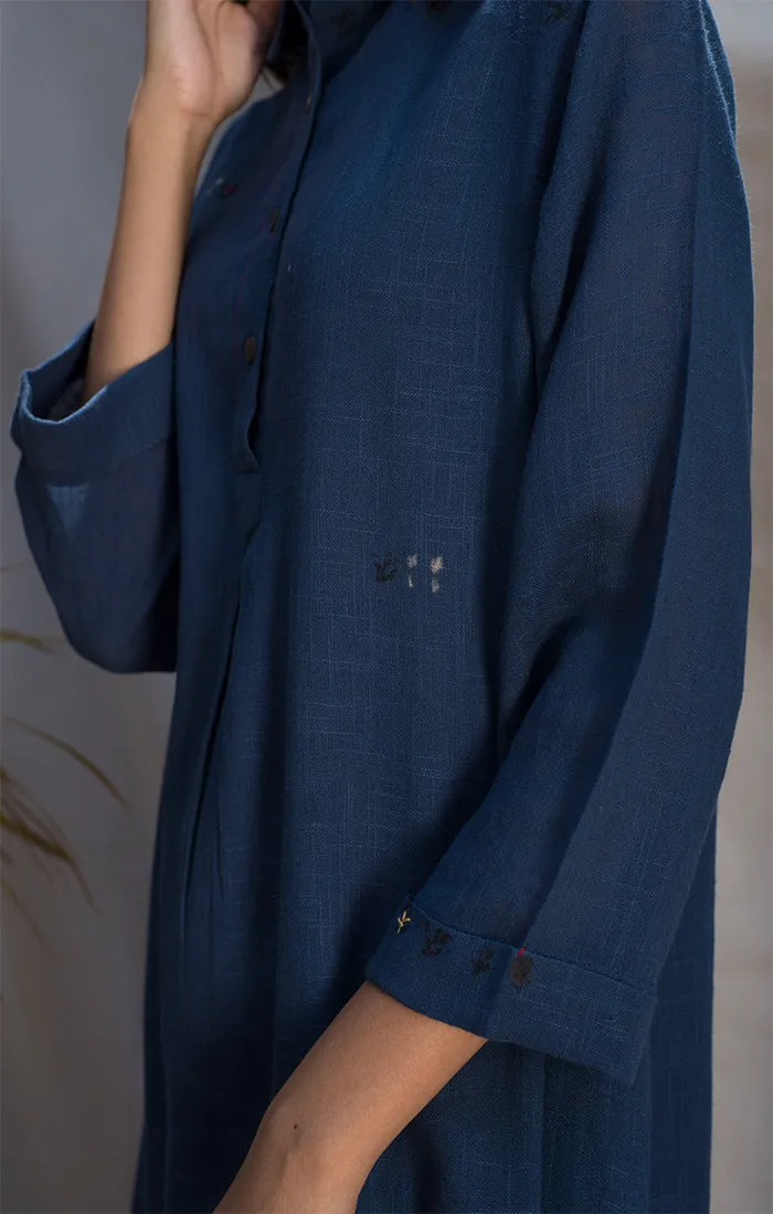 Tunic Dress - Blue with Pants